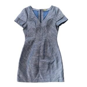 Rebecca Minkoff Purple Metallic Mini Dress